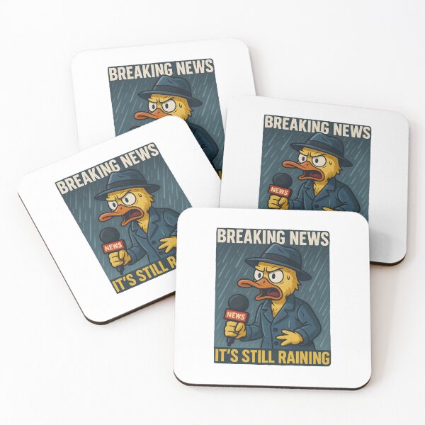 Item preview, Breaking Beak News – Duck on Duty designed and sold by inkNext.