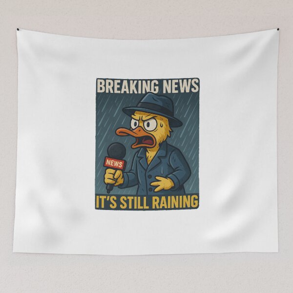 Item preview, Breaking Beak News – Duck on Duty designed and sold by inkNext.