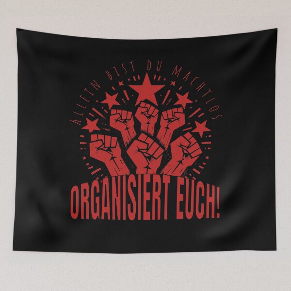Item preview, Organize yourselves – militant solidarity design designed and sold by Dunkelflaute.