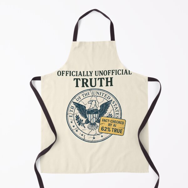 Item preview, Officially Unofficial Truth – 62% True AI Fact-Check Parody designed and sold by VoidBloom Studio.