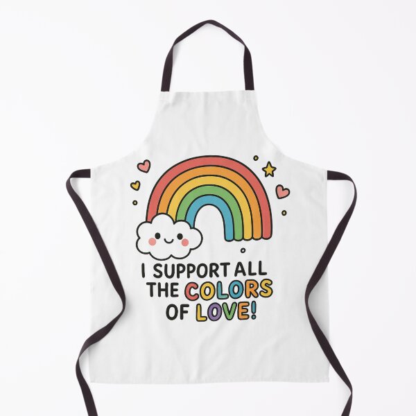 Item preview, ❤️I Support All the Colors of Love!❤️ designed and sold by Felt & Spoken.