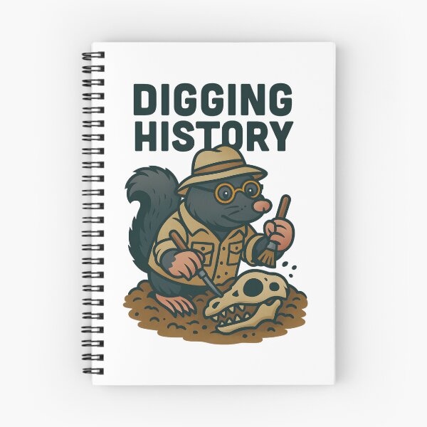 Item preview, Digging History – The Mole Digs Deep designed and sold by inkNext.