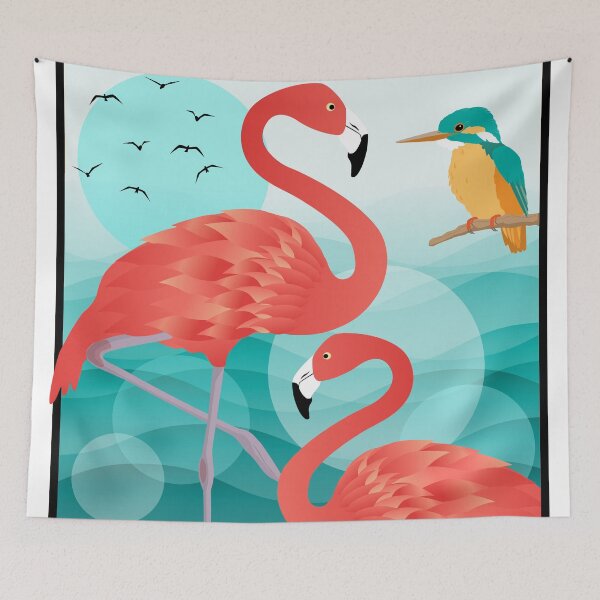Item preview, flamingos designed and sold by bego-esteban.