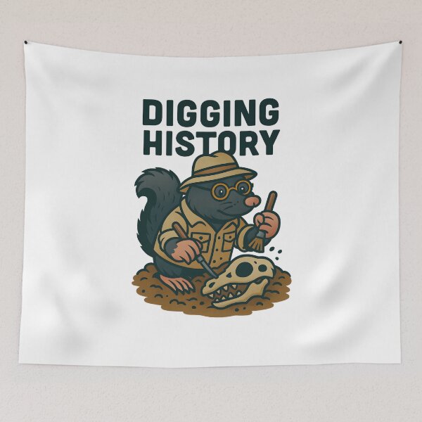 Item preview, Digging History – The Mole Digs Deep designed and sold by inkNext.