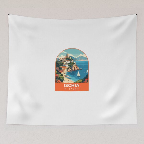 Item preview, Ischia italy Sticker designed and sold by TulipaGraphics.