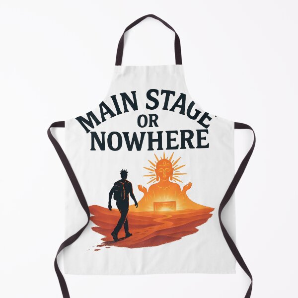 Item preview, Main Stage or Nowhere – Festival Pilgrimage Glowing Desert Art designed and sold by VoidBloom Studio.
