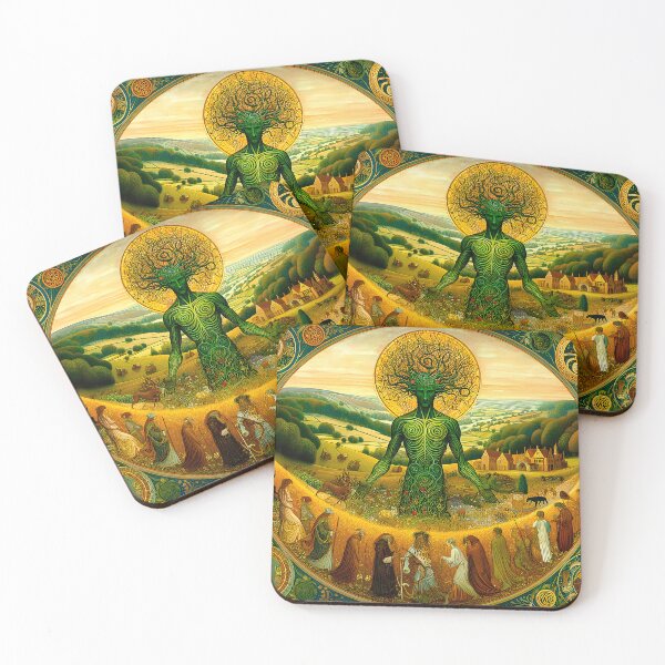 Item preview, The Green Man on Solstice Day | A Celebration of Earth Magic and Midsummer  designed and sold by Stoneflower-Art.