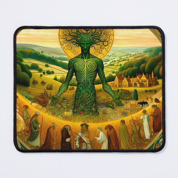 Item preview, The Green Man on Solstice Day | A Celebration of Earth Magic and Midsummer  designed and sold by Stoneflower-Art.