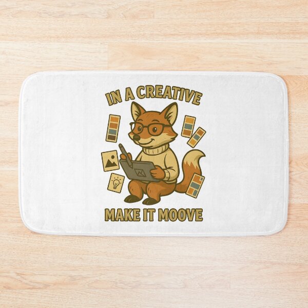 Item preview, The Focused Fox – Graphic Artist in Action designed and sold by inkNext.