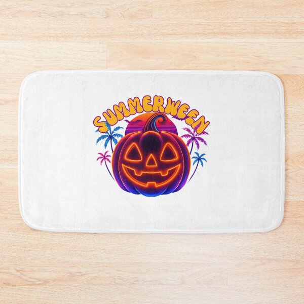 Item preview, Neon Pumpkin Summerween Glow Design designed and sold by CottonandQuill.