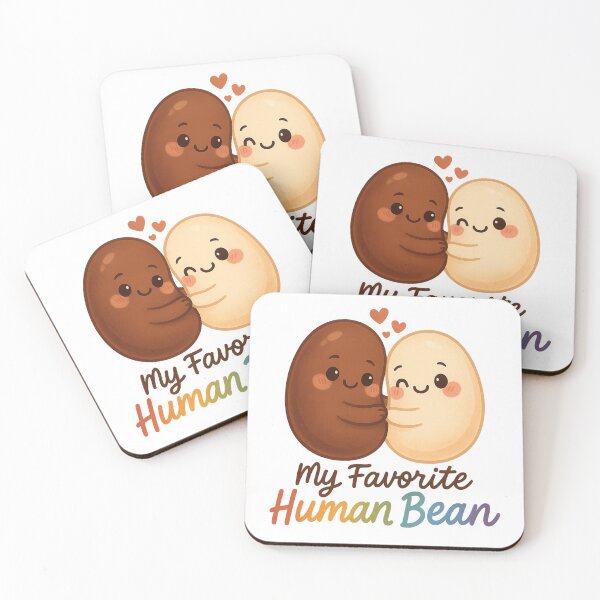 Item preview, My Favorite Human Bean – Queerplatonic Love Pride Design designed and sold by Rajasekar.