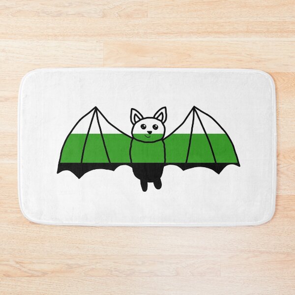 Item preview, Cute Neutrois Pride Flag Bat designed and sold by ChloeCosDesigns.