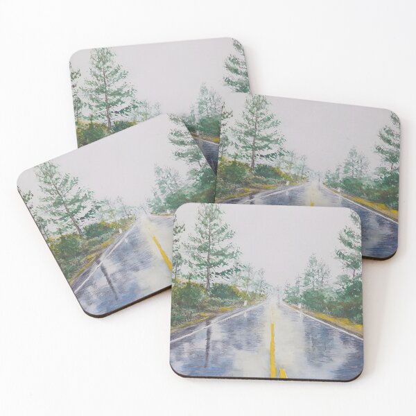 Item preview, Wet roads and endless greens.  designed and sold by ChristelsArtGallery.