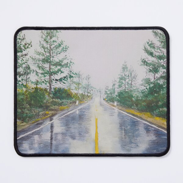 Item preview, Wet roads and endless greens. designed and sold by ChristelsArtGallery.