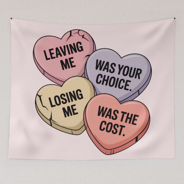 Item preview, Leaving Me Was Your Choice. Losing Me Was the Cost. – Minimalist Heartbreak Healing Quote designed and sold by MAGICKEY2024.