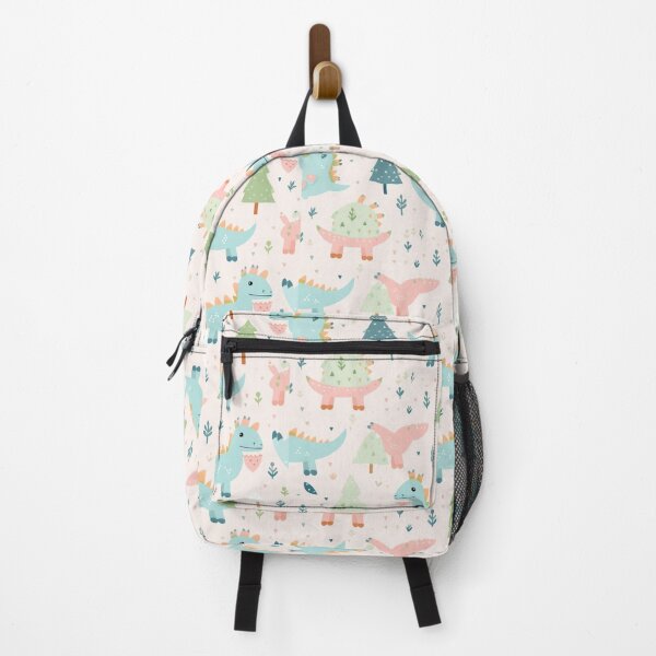 Item preview, Cute Pastel Dinosaur Pattern – Kawaii Forest Adventure designed and sold by Jonaree Art Design.