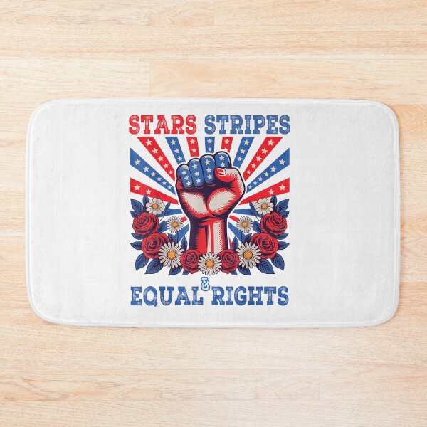 Item preview, Activista patriótico del 4 de julio con bandera de Estados Unidos, rayas y derechos iguales designed and sold by Juan Pedro Matta.