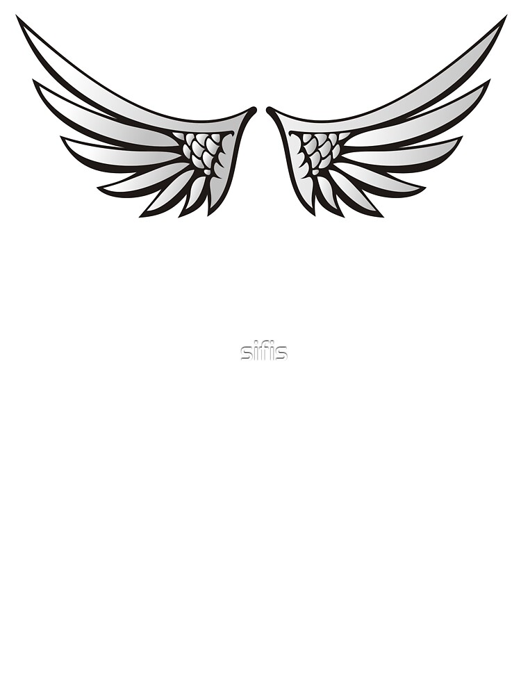 Thumbnail 2 of 2, Kids T-Shirt, Angel Wings designed and sold by sifis.
