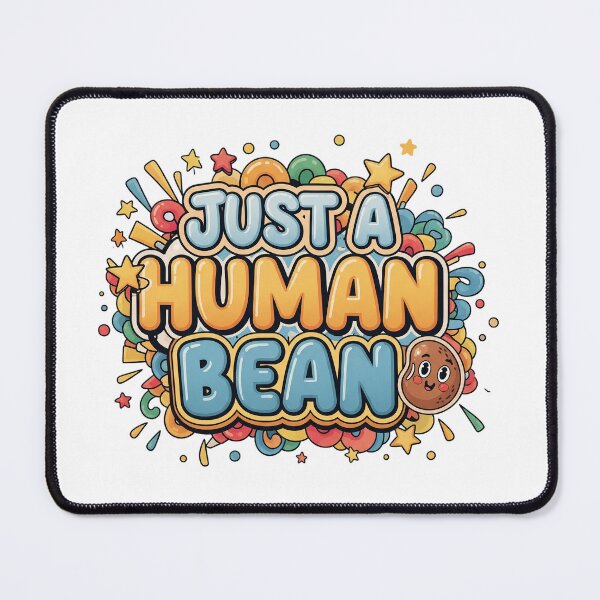 Item preview, Just A Human Bean - Funny Pun Playful Cute Design designed and sold by SteveGeorgiev.