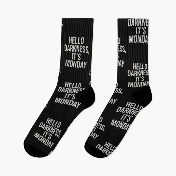 Item preview, Hello Darkness, It’s Monday – Grunge Typography designed and sold by notokstudio.