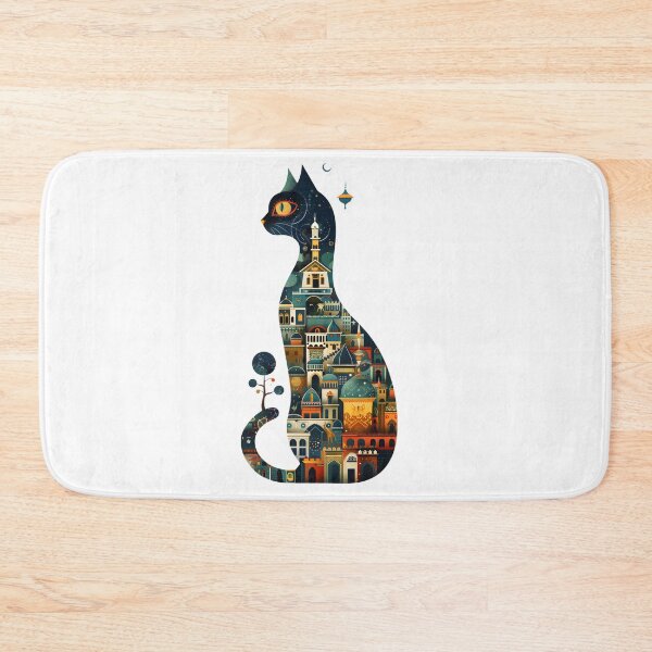 Item preview, Magical Cat Silhouette Artwork designed and sold by MatvHelen.
