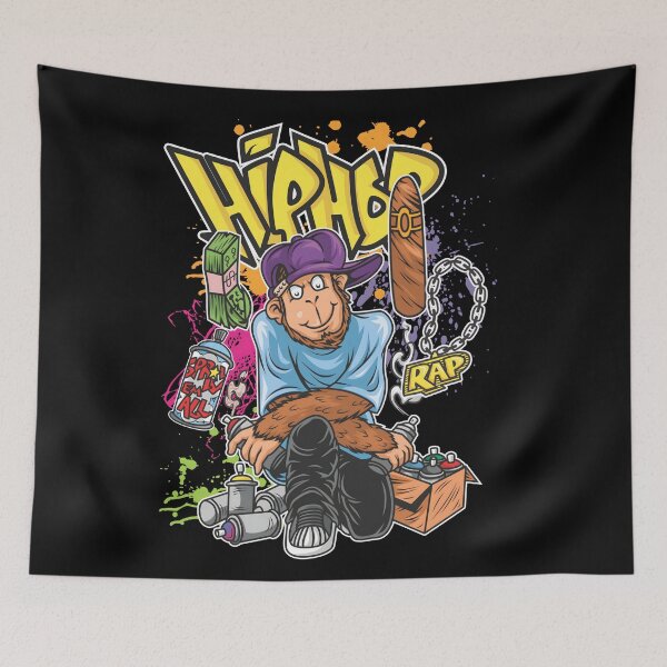 Item preview, Hip-Hop Monkey: Graffiti King of the Jungle designed and sold by DarylWelsh2024.