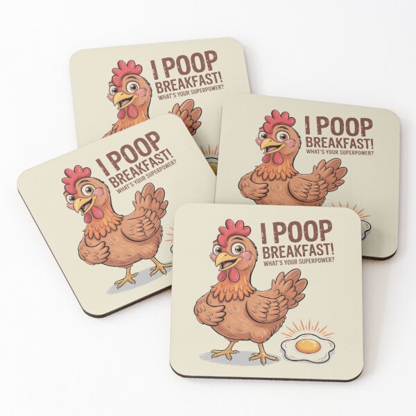 Item preview, I poop breakfast designed and sold by JansenGS.