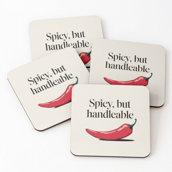 Item preview, Spicy But Handleable - Bold Chili Pepper Sticker  designed and sold by Arthoughts.