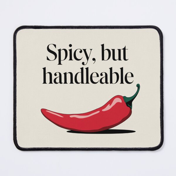 Item preview, Spicy But Handleable - Bold Chili Pepper Sticker designed and sold by Arthoughts.