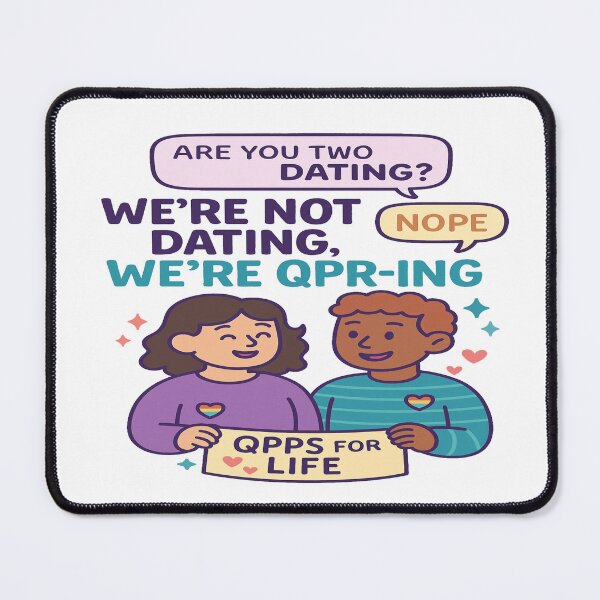 Item preview, We're QPR-ing – A Queerplatonic Pride Celebration designed and sold by Rajasekar.