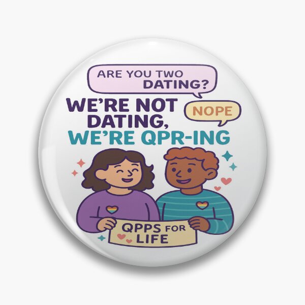 Item preview, We're QPR-ing – A Queerplatonic Pride Celebration designed and sold by Rajasekar.