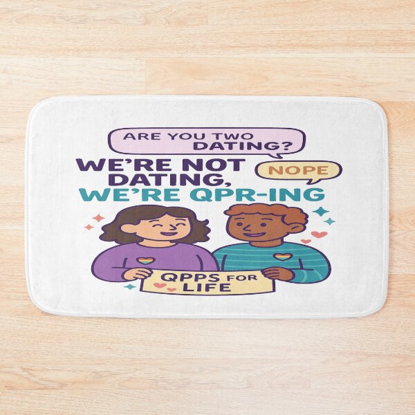 Item preview, We're QPR-ing – A Queerplatonic Pride Celebration designed and sold by Rajasekar.