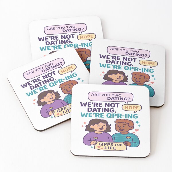Item preview, We're QPR-ing – A Queerplatonic Pride Celebration designed and sold by Rajasekar.