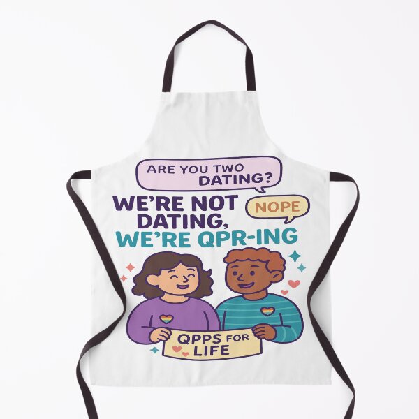 Item preview, We're QPR-ing – A Queerplatonic Pride Celebration designed and sold by Rajasekar.