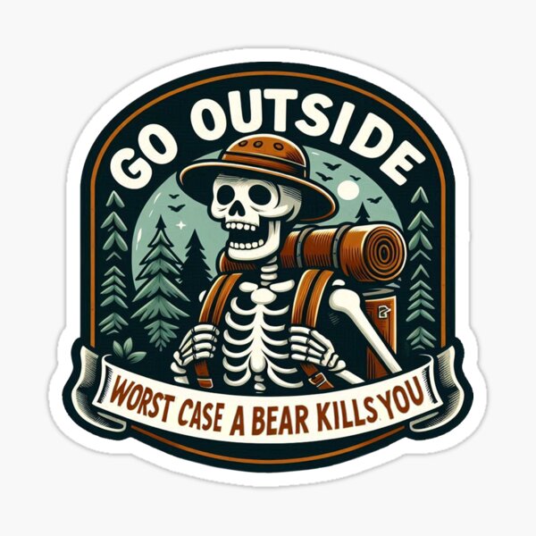Item preview, Skeleton Backpacking designed and sold by clarkfraser.