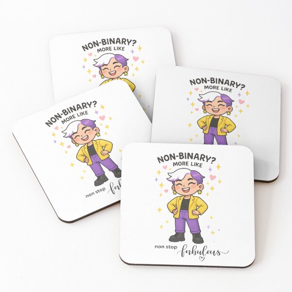 Item preview, ❤️Non-binary? More like non-stop fabulous!❤️ designed and sold by Felt & Spoken.