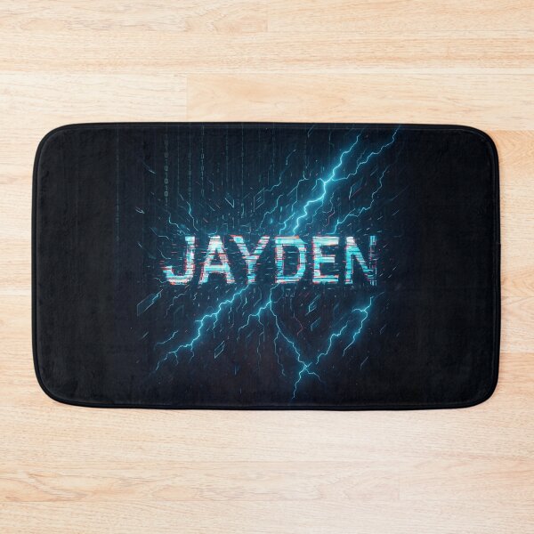 Item preview, Jayden – Glitch God of the Digital Realm | Cyberpunk Lightning Matrix Design designed and sold by VoidBloom Studio.