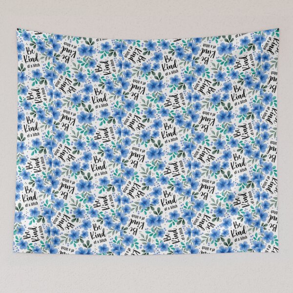 Item preview, Be Kind of a Bitch Pretty Sweary Floral designed and sold by KrisInStitches.