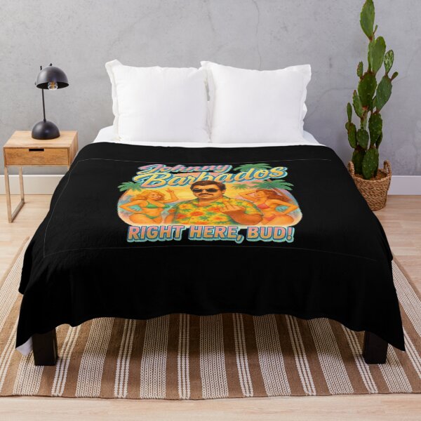 Item preview, Johnny Barbados – Right Here, Bud! (Beach Bruh Edition) designed and sold by Boris1987.