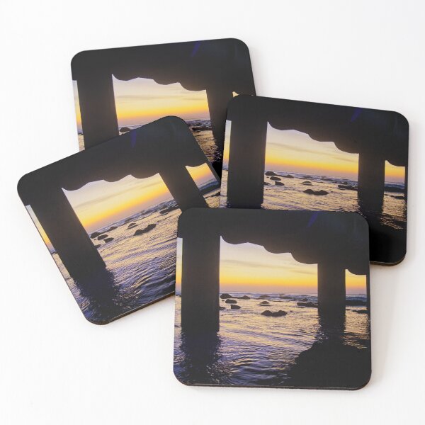 Item preview, Beneath the Bones: Sunrise Under Whalebone Pier designed and sold by jacoalberts.