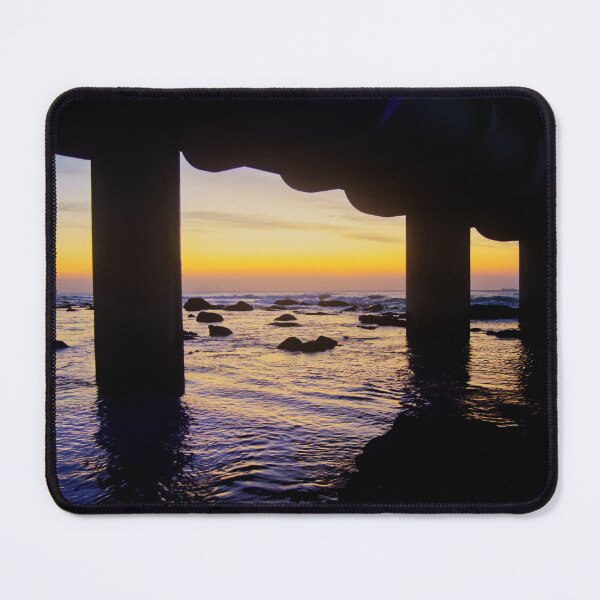 Item preview, Beneath the Bones: Sunrise Under Whalebone Pier designed and sold by jacoalberts.