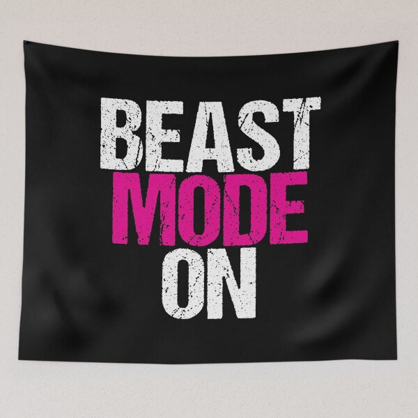 Item preview, Beast Mode On | Gym Quote Apparel for Serious Athletes designed and sold by typoinspired.