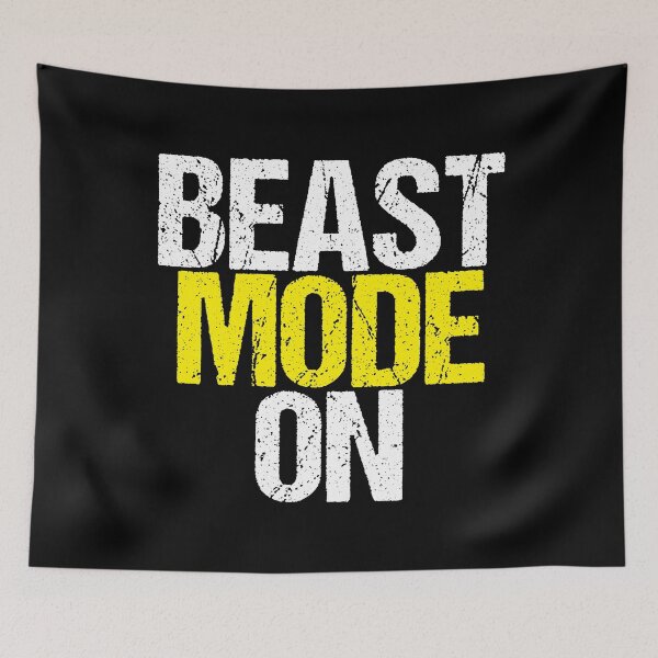 Item preview, Beast Mode On | Gym Quote Apparel for Serious Athletes designed and sold by typoinspired.