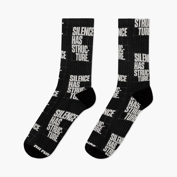 Item preview, Silence Has Structure – Brutalist Grid Statement designed and sold by notokstudio.