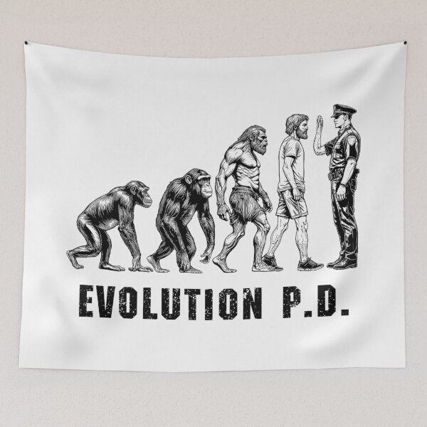 Item preview, Funny Cop Evolution Police Department Law Enforcement Cops designed and sold by GrandeDuc.