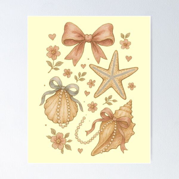 Item preview, Coastal Coquette designed and sold by DemureArtsy.