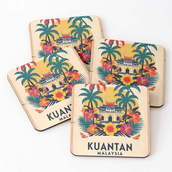 Item preview, Kuantan Malaysia Vintage Travel Tourism designed and sold by TravelersGems.