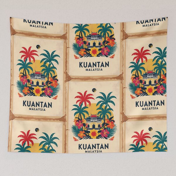 Item preview, Kuantan Malaysia Vintage Travel Tourism designed and sold by TravelersGems.