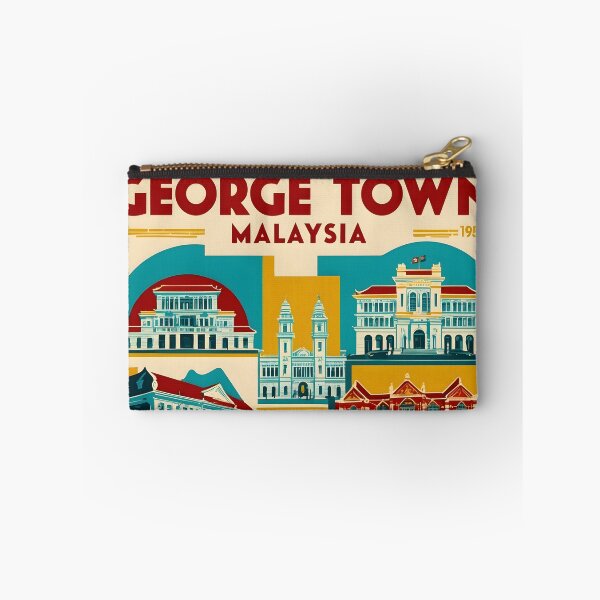 Item preview, George Town Malaysia Vintage Travel Tourism 2 designed and sold by TravelersGems.