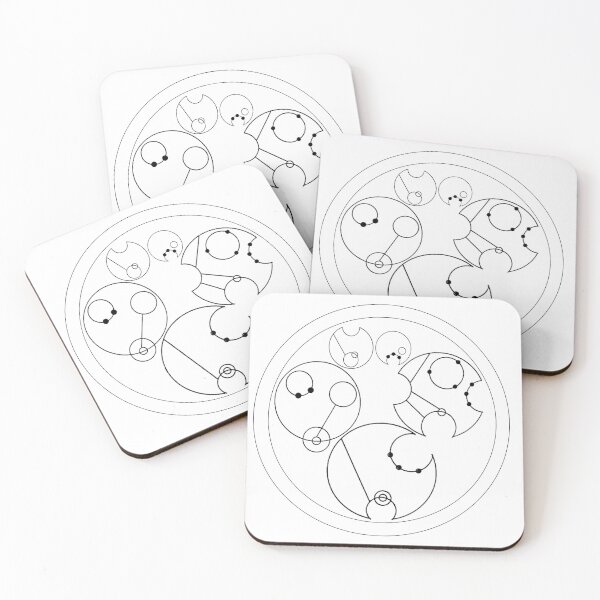 Item preview, Good Girls Don't Think - Gallifreyan Black & White designed and sold by SpiralMaiden.